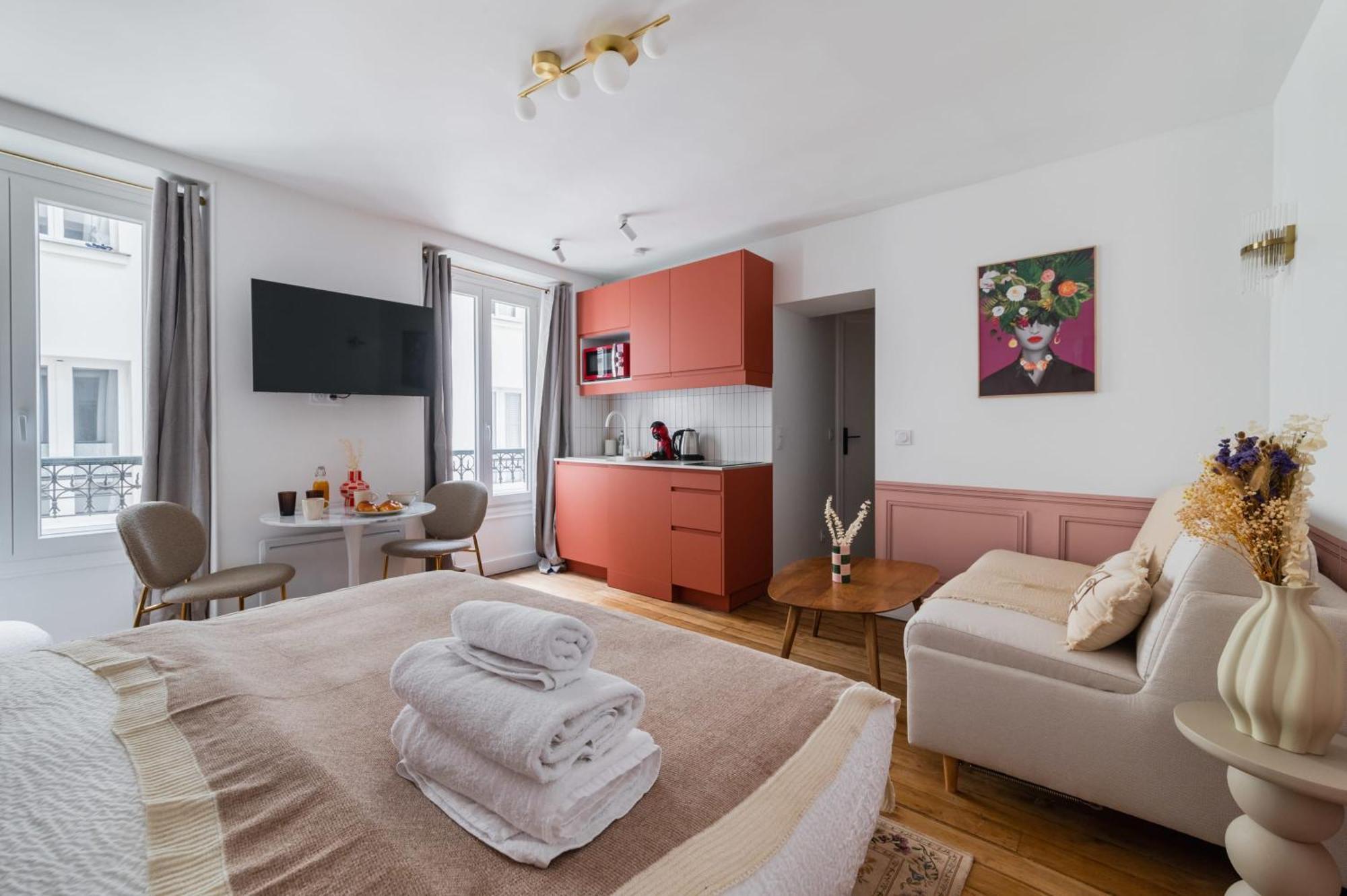 Grand Studio Refait A Neuf Paris 16 - 4P - Flat-Guest Bagian luar foto